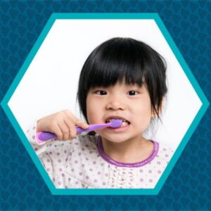 brushing tips little girl brushing her teeth